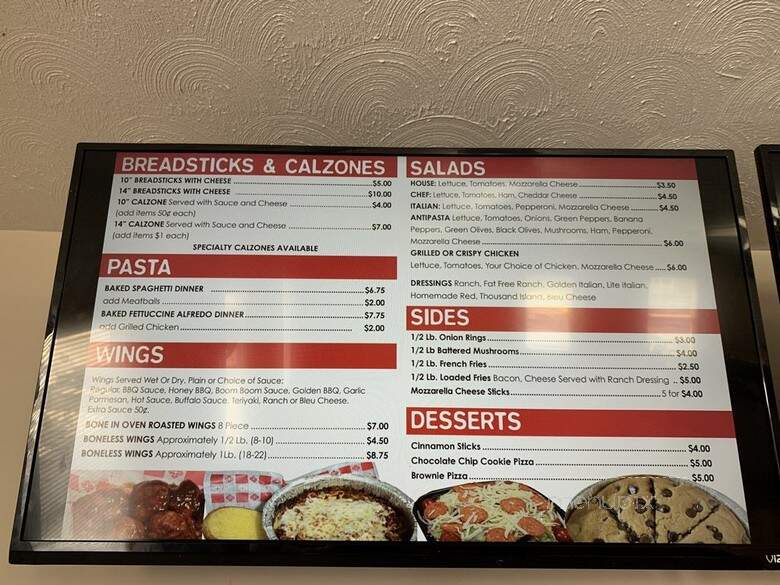 Cardo's Pizza - Piketon, OH menu_pic