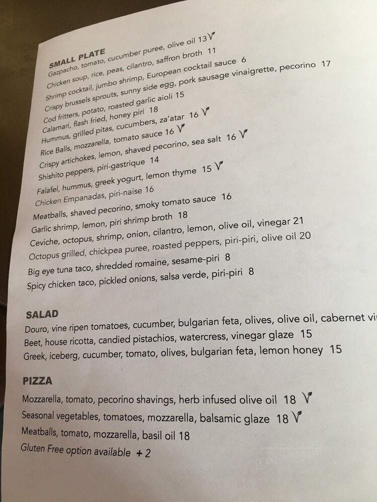 Douro Restaurant and Bar - Greenwich, CT menu_pic