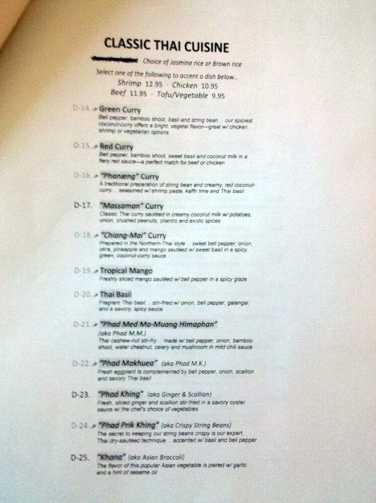 My Thai - State College, PA menu_pic