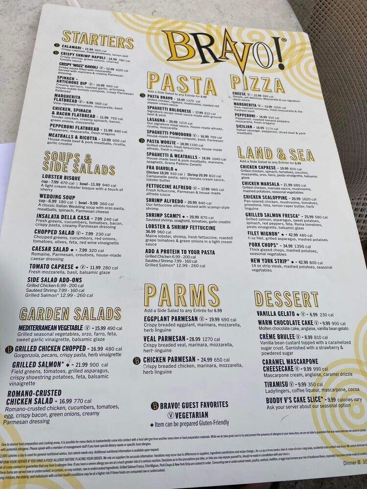 Bravo! Cucina Italiana - Naples, FL menu_pic