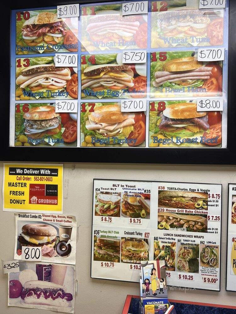 Master Fresh Donut - Pico Rivera, CA menu_pic