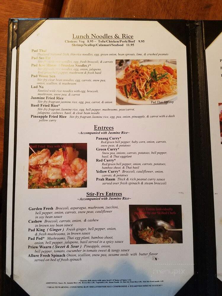Basil Thai and Sushi - Jacksonville, FL menu_pic