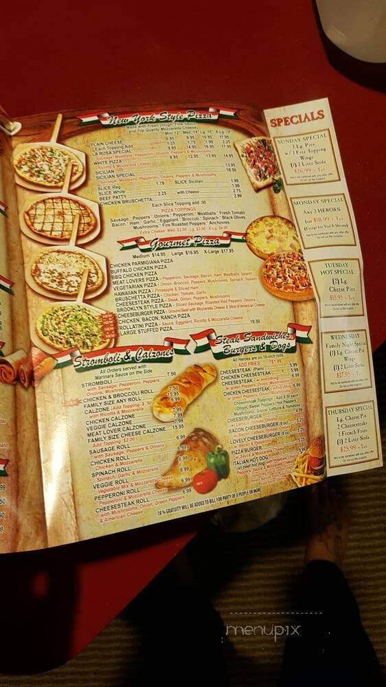 La Rosa Pizza - East Stroudsburg, PA menu_pic