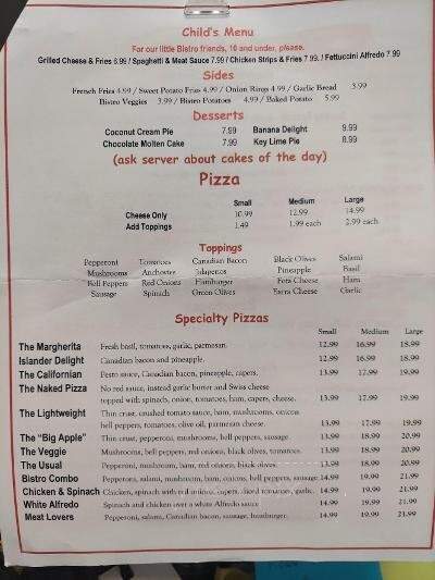 Bayou Bistro - Hitchcock, TX menu_pic