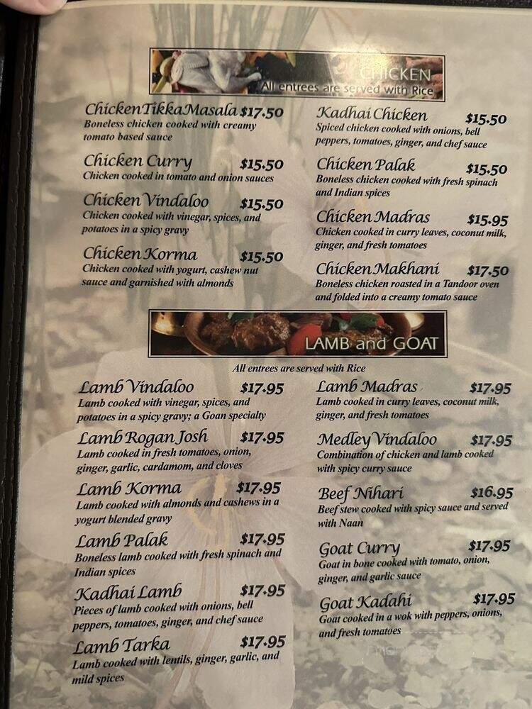 Saffron - Saint Louis, MO menu_pic
