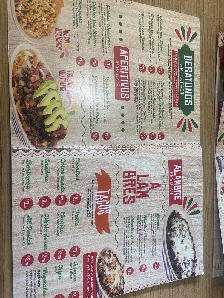 Taqueria Morelia - Homestead, FL menu_pic