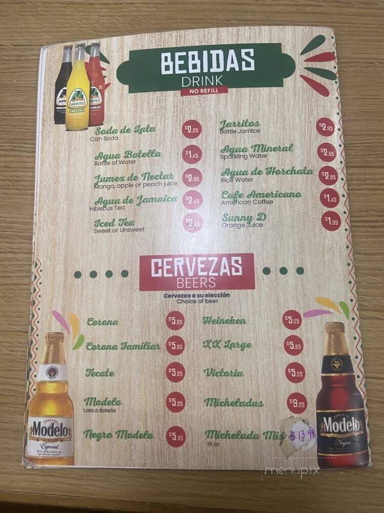 Taqueria Morelia - Homestead, FL menu_pic