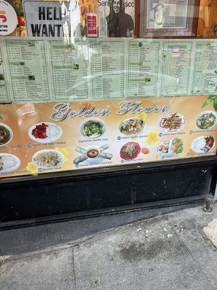 Golden Flower - San Francisco, CA menu_pic