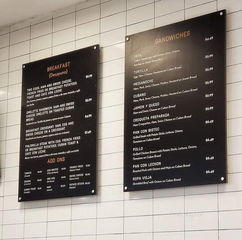 Miramar Bakery - Hollywood, FL menu_pic