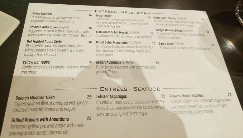 Paani - Pure Indian Cuisine - Sudbury, MA menu_pic