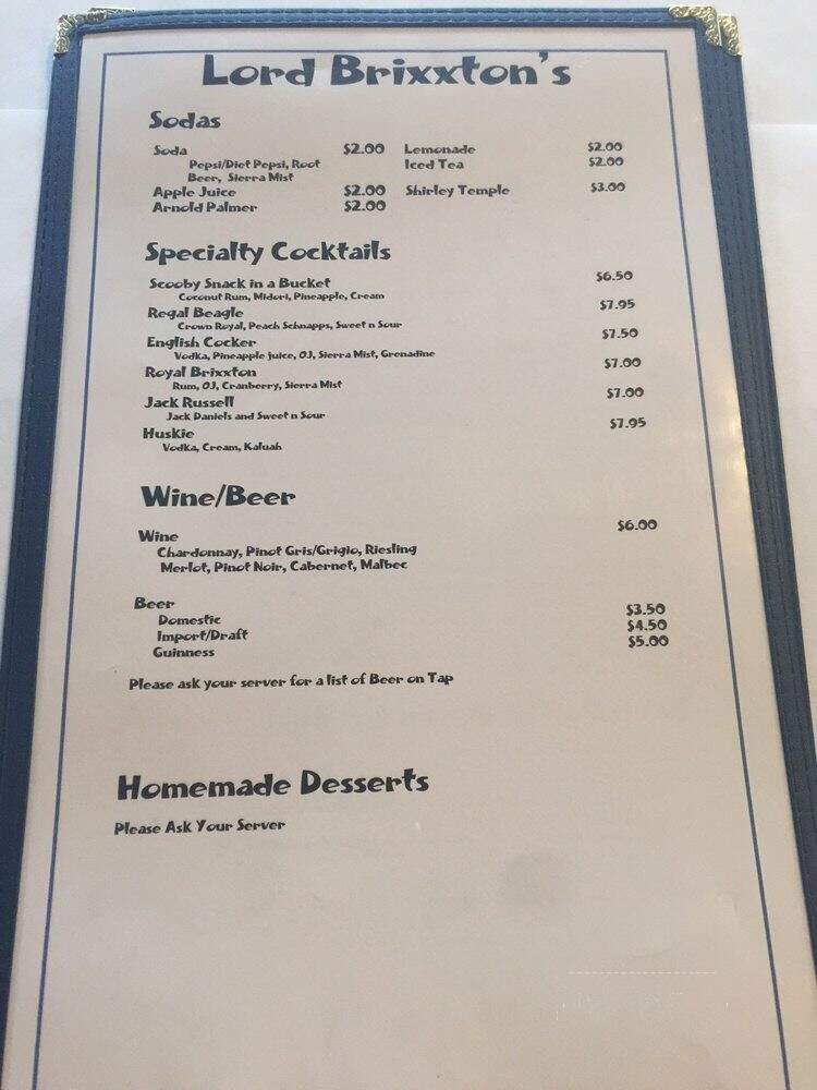 Tea & Tomes - Depoe Bay, OR menu_pic