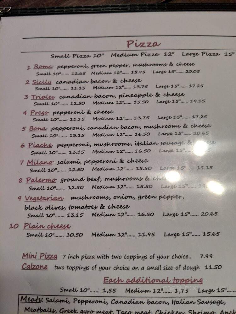 Acropolis Pizza & Pasta - Everett, WA menu_pic