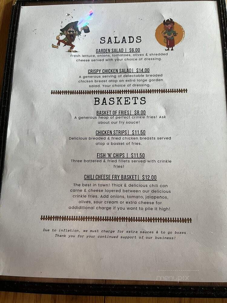 Woodshed Restaurant & Bar - Belfair, WA menu_pic