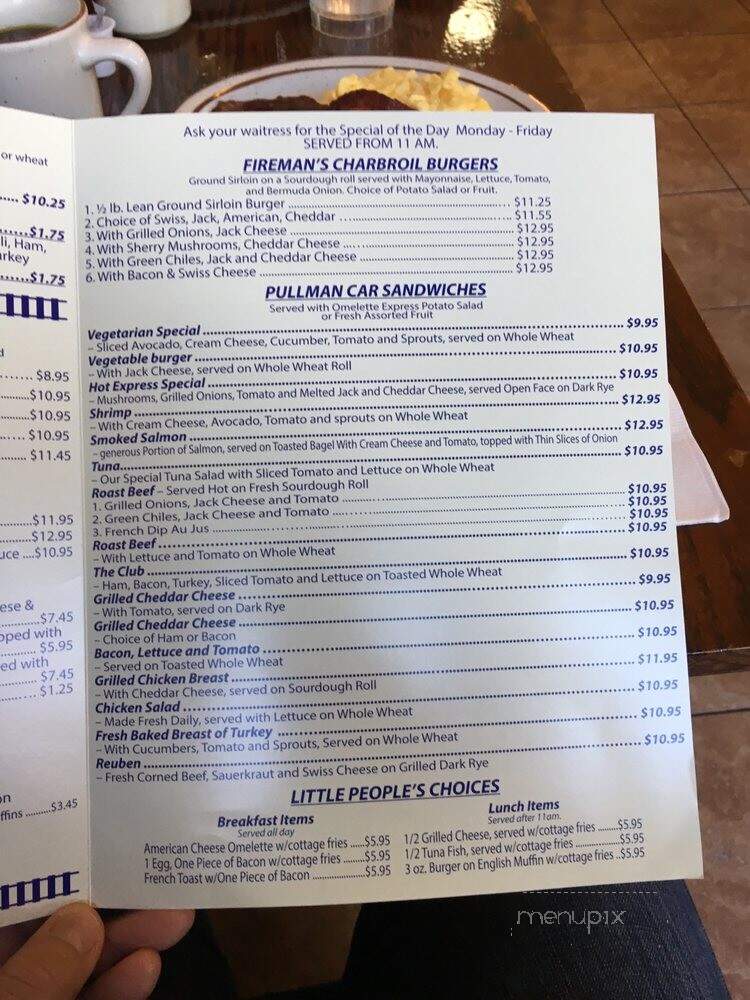 Omlette Express - Windsor, CA menu_pic