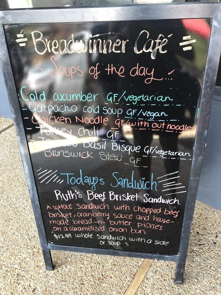 Breadwinner - Sandy Springs, GA menu_pic