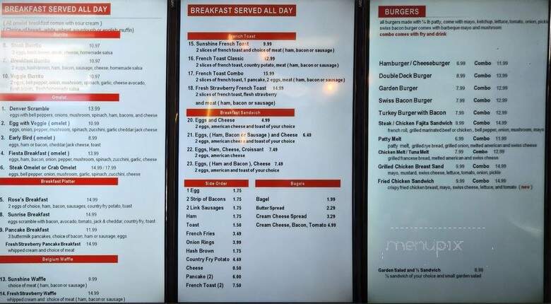 Rose Donuts Coffee House, Bakery & Deli - San Jose, CA menu_pic