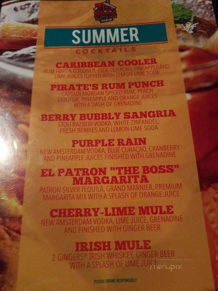 Tin Shed Tavern & Pizza - Savage, MN menu_pic