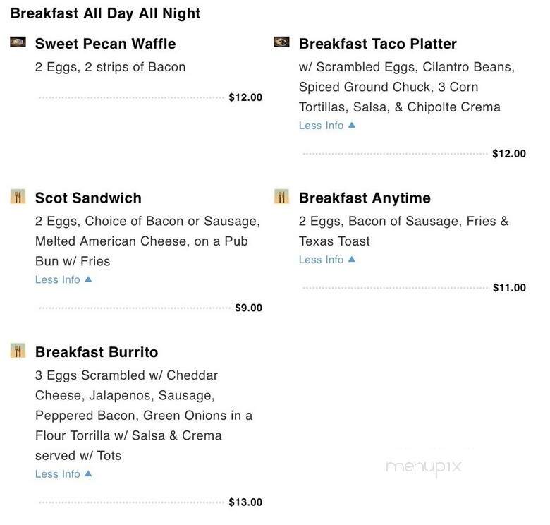 Cooper's Alehouse - Seattle, WA menu_pic