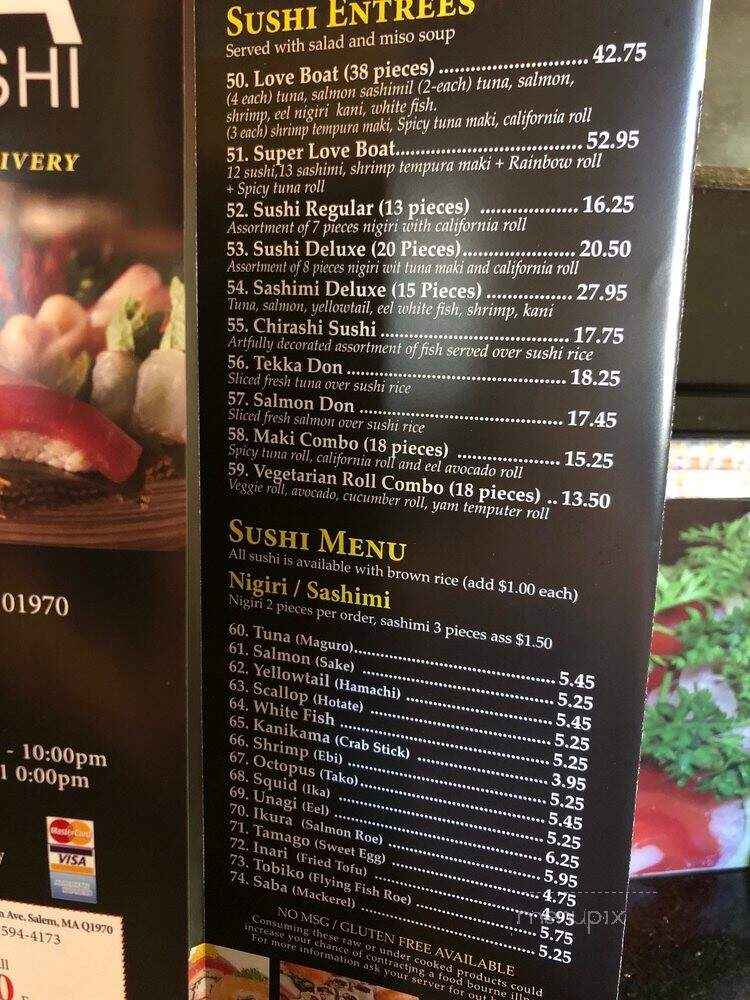 Okea Grill & Sushi - Salem, MA