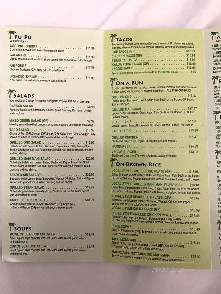 Coconuts Fish Cafe - Kihei, HI menu_pic