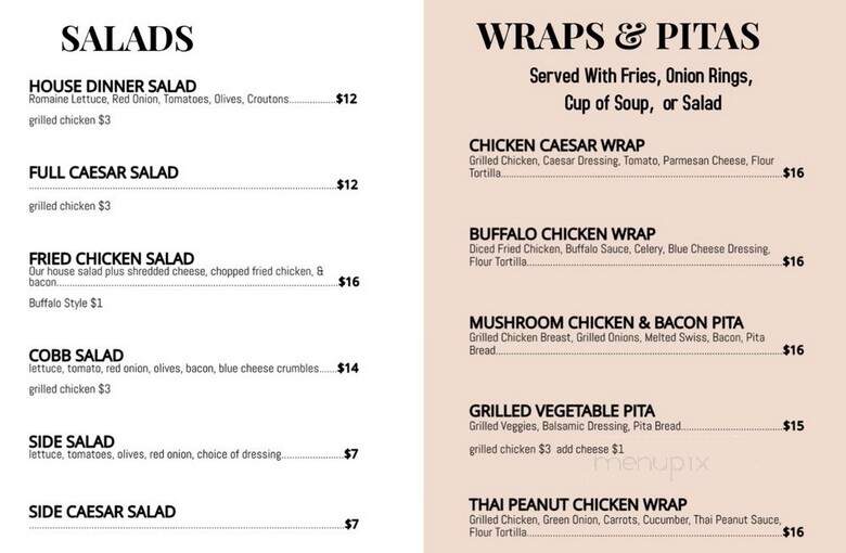 Kate's Pub - Seattle, WA menu_pic