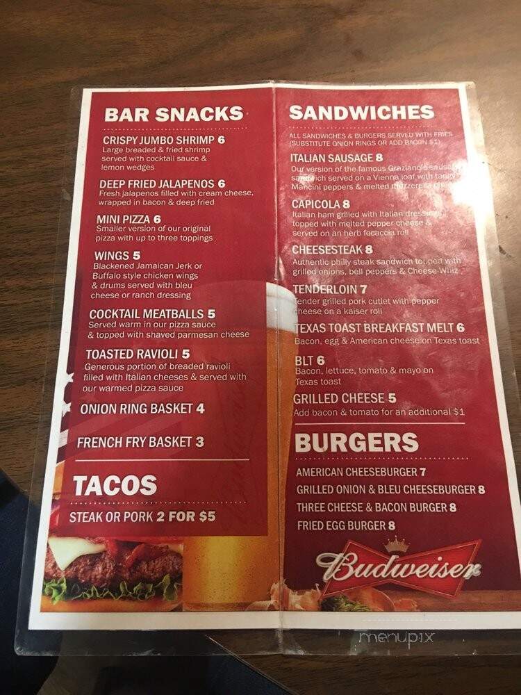 Lefty's - Des Moines, IA menu_pic