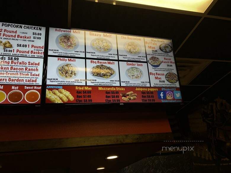 Tenders - Orlando, FL menu_pic