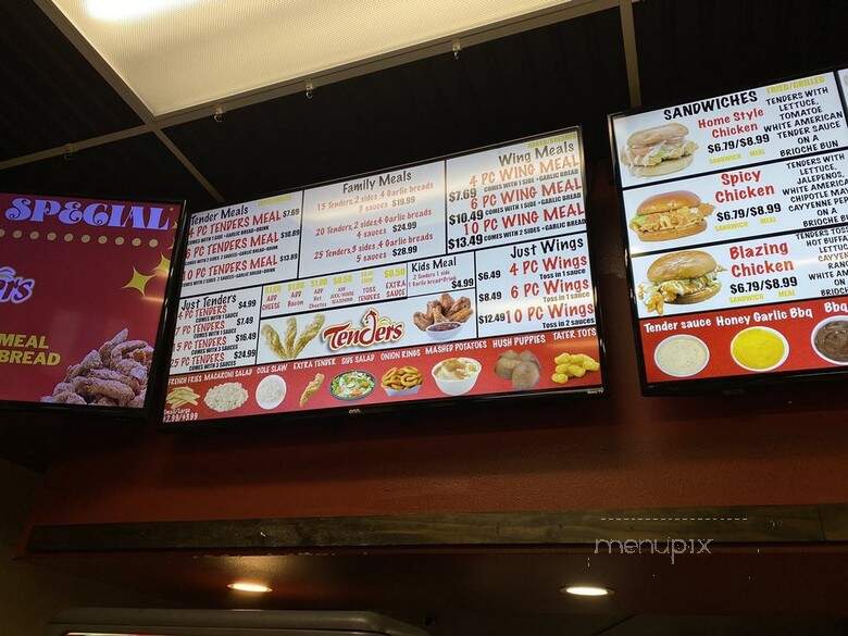 Tenders - Orlando, FL menu_pic