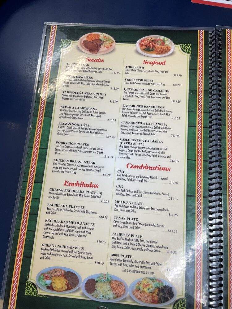 El Jalisco Mexican Restaurant #2 - San Antonio, TX menu_pic