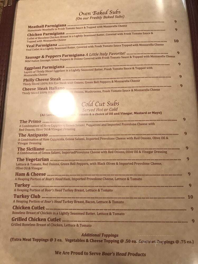 Primo Pizza - Virginia Beach, VA menu_pic