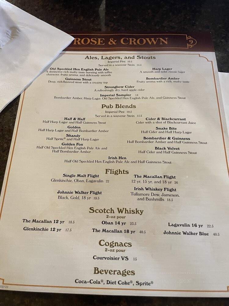 Rose & Crown - Lake Buena Vista, FL