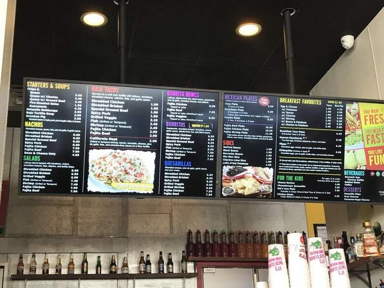 Fuzzy's Taco Shop - Arlington, TX menu_pic