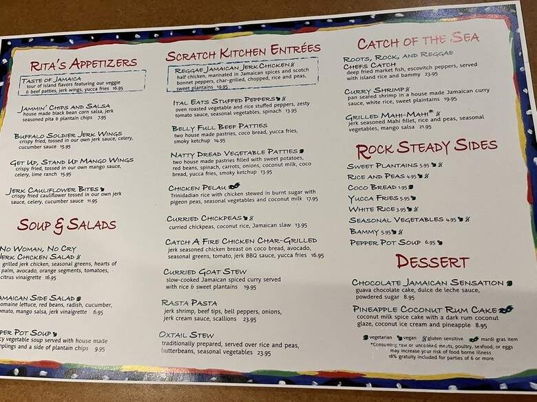 Bob Marley - a Tribute To Freedom - Orlando, FL menu_pic