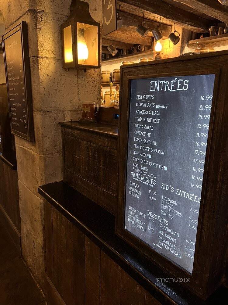 Three Broomsticks - Orlando, FL menu_pic