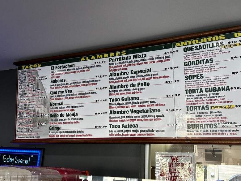 Taqueria Cuernavaca - Ventura, CA menu_pic