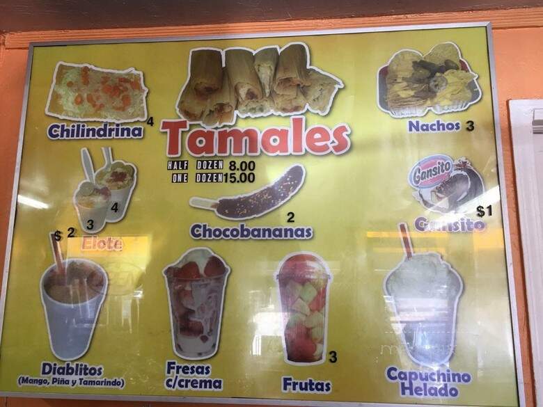 Tamales - Oklahoma City, OK menu_pic