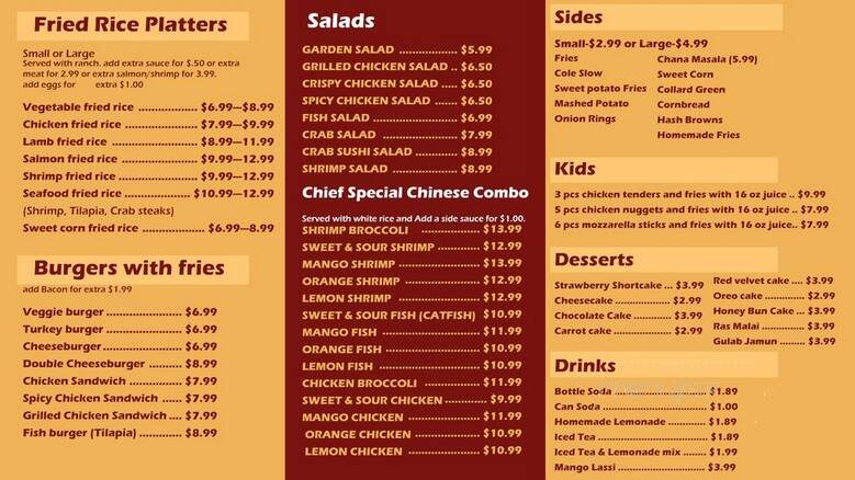 John Sub Shop - Washington, DC menu_pic