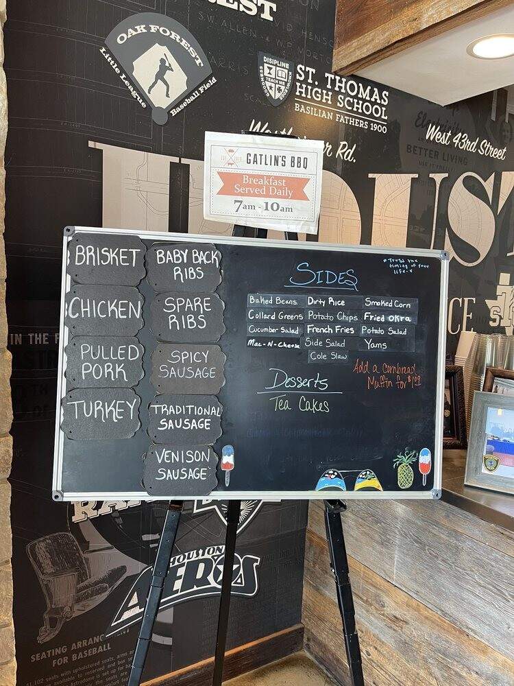 Gatlin's Barbecue - Houston, TX menu_pic