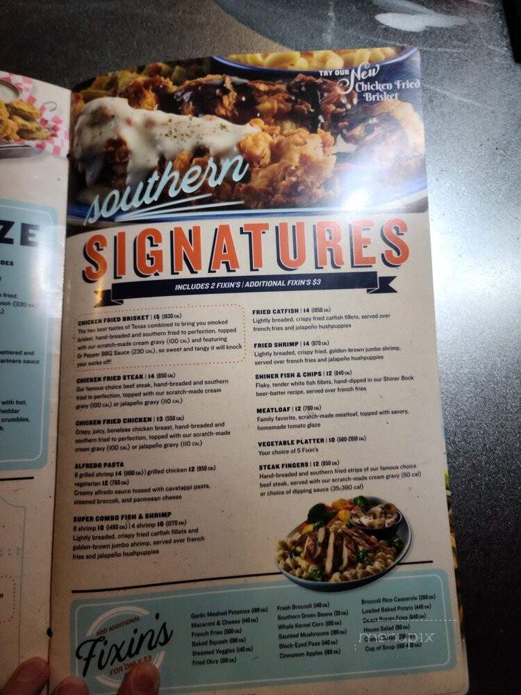 Cotten Patch Cafe - Rockwall, TX menu_pic