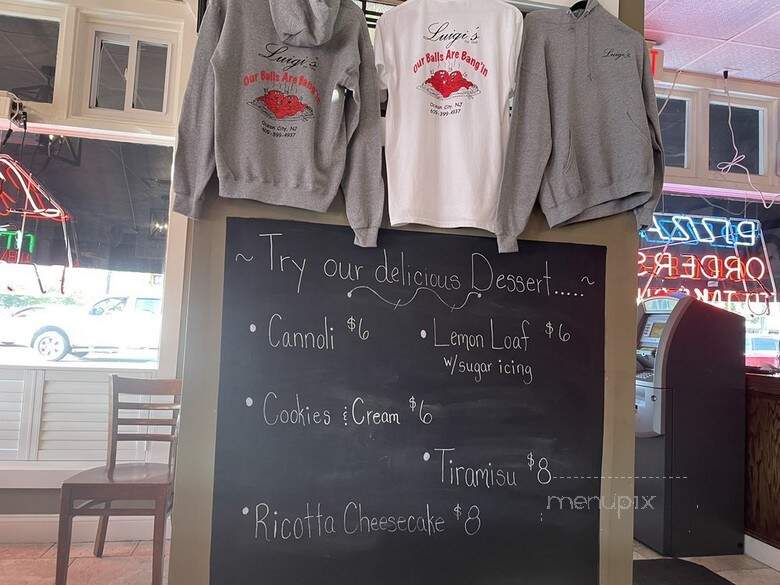 Luigis Restaurant - Ocean City, NJ menu_pic