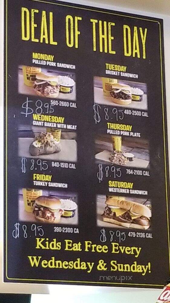 Dickey's Barbecue Pit - Denton, TX menu_pic