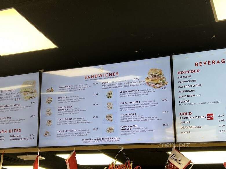 La Segunda Central Bakery - Tampa, FL menu_pic