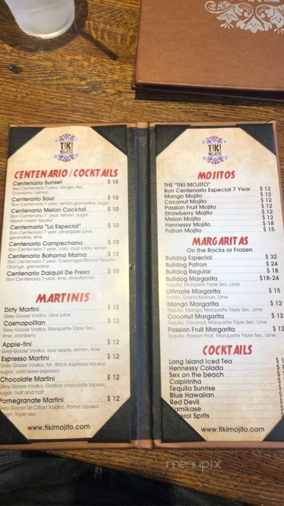 Mojito lounge & restaurant - Elizabeth, NJ menu_pic