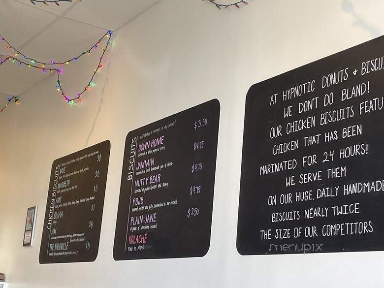 Hypnotic Donuts - Dallas, TX menu_pic