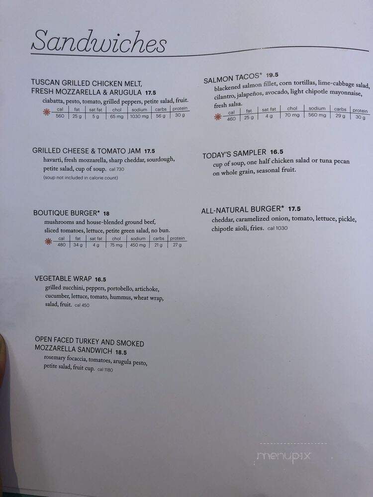 Mariposa - Houston, TX menu_pic