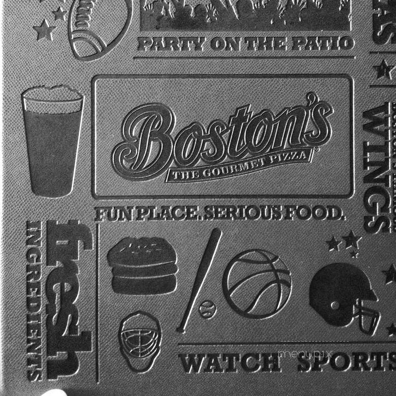Boston's the Gourmet Pizza - Columbus, OH menu_pic