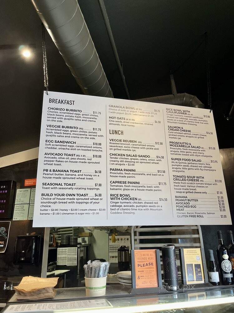 Coffeebar - Truckee, CA menu_pic