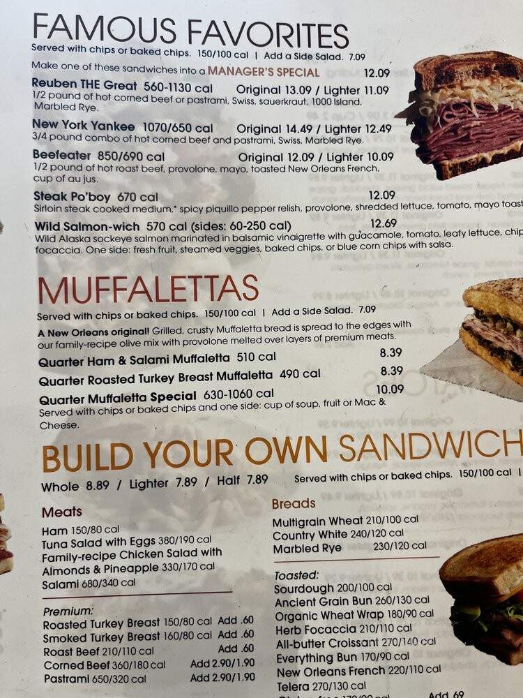 Jason's Deli - Albuquerque, NM menu_pic