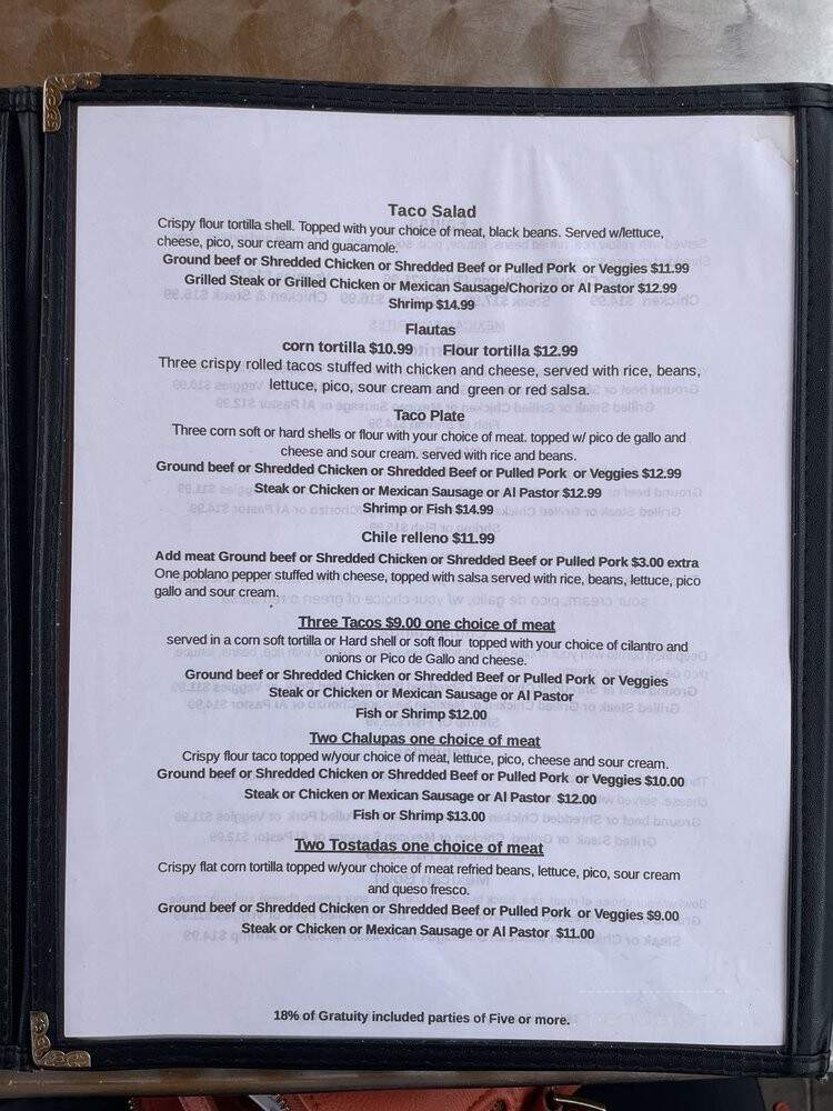 El Hueco Peruvian Restaurant - West Palm Beach, FL menu_pic