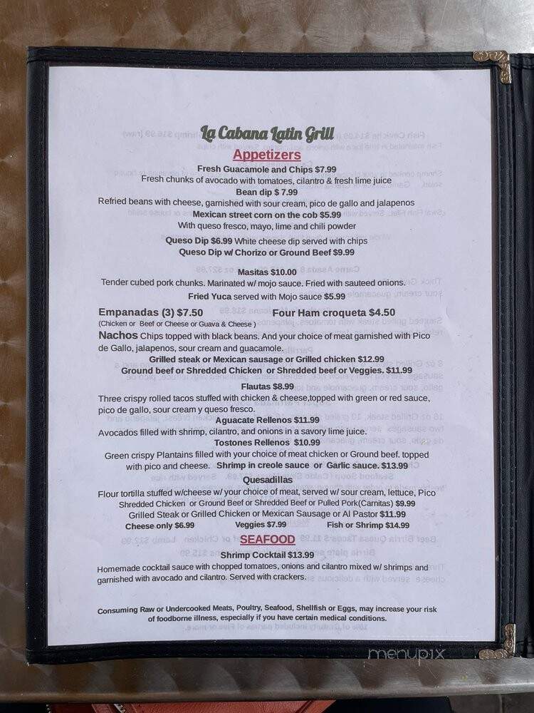 El Hueco Peruvian Restaurant - West Palm Beach, FL menu_pic